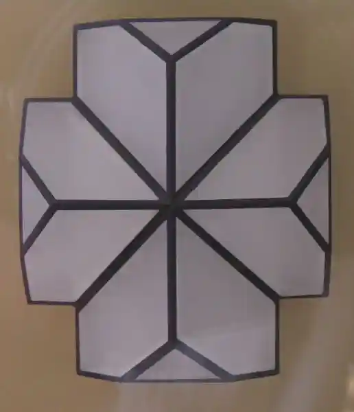Geometricaly derived crystal cross